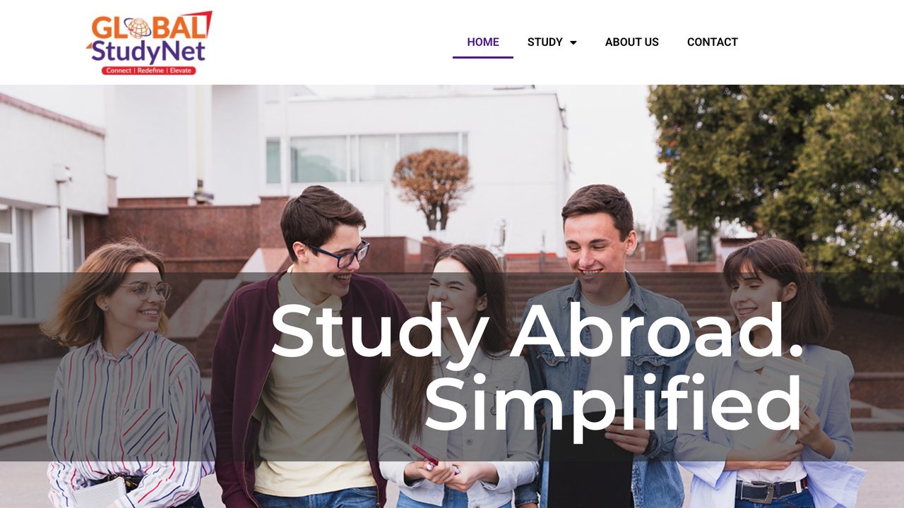 Global Studynet homepage